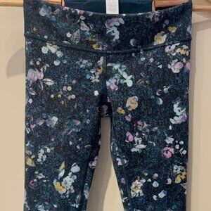 Ivivva Colorful Rose Floral Printed Luon Leggings | Girls 8